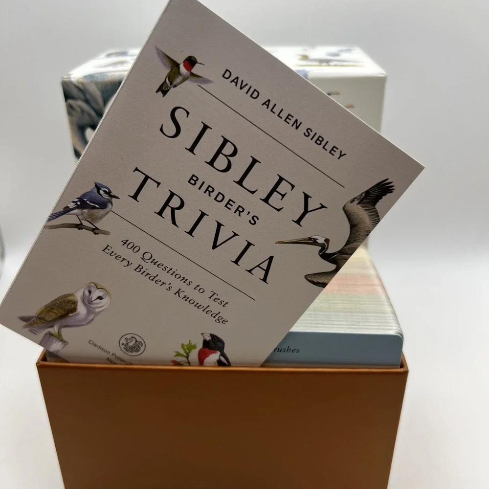 Sibley Birder's Trivia: A Card Game-illustrated game-Bird- 2 or more players-NIB
